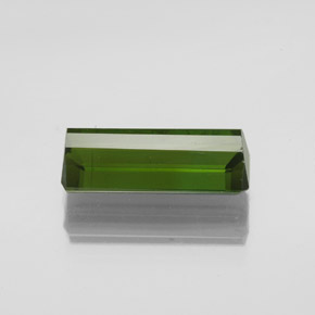 Tourmaline Vert terreux naturelle Taille émeraude, 2,22 ct, VS-SI