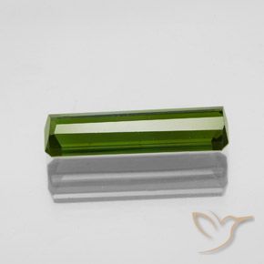 Tourmaline Vert algues marines naturelle Octogone / coupe Émeraude, 2.36 ct, VVS