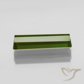 Tourmaline Vert algues marines naturelle Octogone / coupe Émeraude, 2.21 ct, VVS
