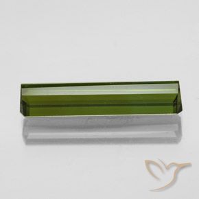 Tourmaline Vert foncé naturelle Octogone / coupe Émeraude, 2.08 ct, VVS