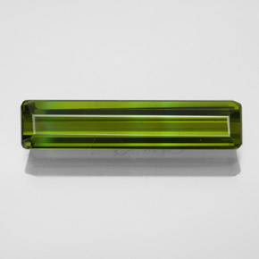Tourmaline vert naturelle taille émeraude, 2,47 ct, VVS-VS