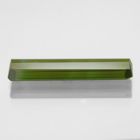 Tourmaline vert naturelle taille émeraude, 2,47 ct, VVS-VS
