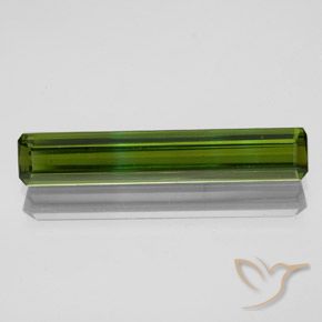 2.04ct Naturel Vert foncé Tourmaline, Taille émeraude, VVS-VS