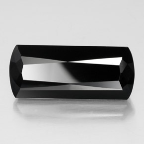 Tourmaline noir naturelle forme fantaisie, 34,12 ct, opaque
