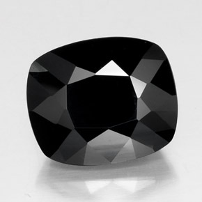 Tourmaline schorl naturelle coupe coussin, 22,46 ct, opaque