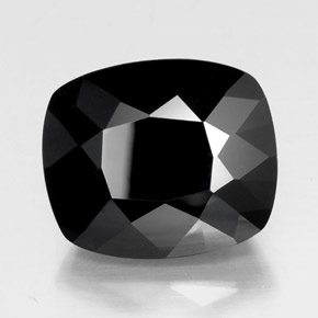 Tourmaline schorl naturelle coupe coussin, 22,46 ct, opaque