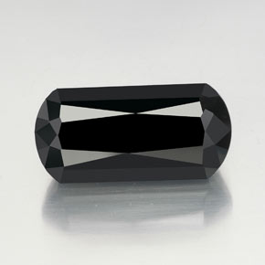 Tourmaline noir naturelle forme fantaisie, 40,88 ct, opaque