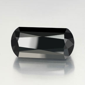 Tourmaline noir naturelle forme fantaisie, 40,88 ct, opaque