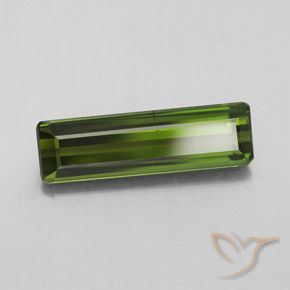 Tourmaline Forêt verte naturelle Octogone / coupe Émeraude, 2.37 ct, SI