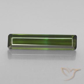 2.57ct Naturel Medium Light Green Tourmaline, Taille émeraude, VVS-VS