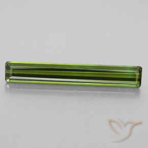 2.52ct Naturel Vert terreux Tourmaline, Taille émeraude, VVS-VS