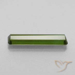 Tourmaline Vert moyen naturelle Octogone / coupe Émeraude, 2.18 ct, VVS-VS