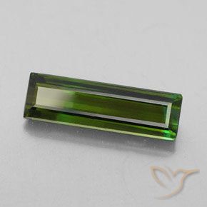 Tourmaline Forêt verte naturelle Octogone / coupe Émeraude, 2.92 ct, VS-SI