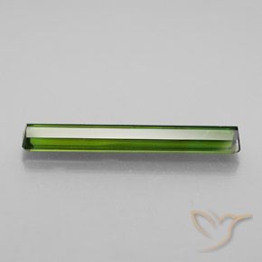 Tourmaline Vert jaunâtre naturelle Octogone / coupe Émeraude, 2.98 ct, VVS-VS