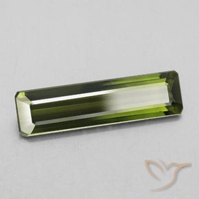 Tourmaline Forêt verte naturelle Octogone / coupe Émeraude, 2.20 ct, VS