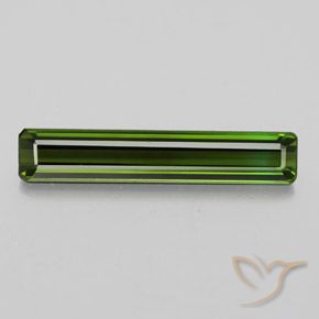 2.34ct Naturel Vert foncé Tourmaline, Taille émeraude, VVS