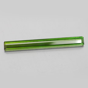 Tourmaline Forêt verte naturelle Taille émeraude, 2.59 ct, VS