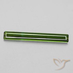 2.08ct Naturel Vert foncé Tourmaline, Taille émeraude, VS