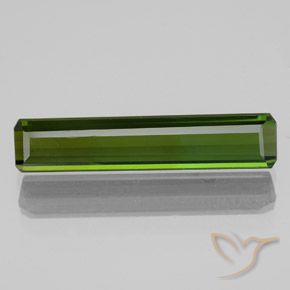 2.40ct Naturel Vert foncé Tourmaline, Taille émeraude, VVS