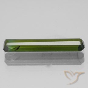 Tourmaline Vert foncé naturelle Octogone / coupe Émeraude, 2.56 ct, SI
