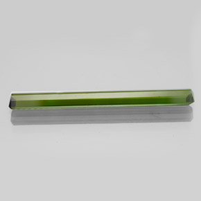 Tourmaline vert naturelle taille émeraude, 2,65 ct, VVS-VS