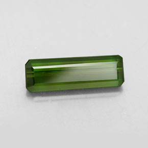 Tourmaline Vert foncé naturelle Taille émeraude, 2.32 ct, VVS