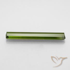 Tourmaline Vert foncé naturelle Octogone / coupe Émeraude, 2.32 ct, VVS