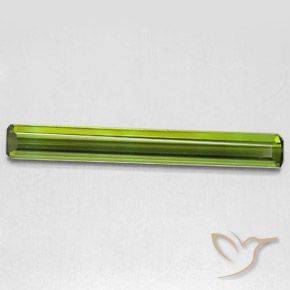 2.56ct Naturel Vert algues marines Tourmaline, Taille émeraude, VVS