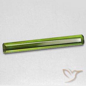 Tourmaline Vert algues marines naturelle Octogone / coupe Émeraude, 2.56 ct, VVS