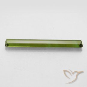 Tourmaline Vert algues marines naturelle Octogone / coupe Émeraude, 2.56 ct, VVS