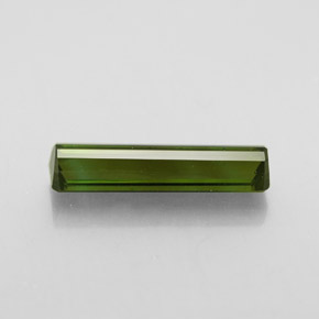 Tourmaline vert naturelle taille émeraude, 2,04 ct, VVS-VS