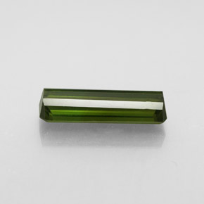 Tourmaline vert naturelle taille émeraude, 2,22 ct, VVS-VS