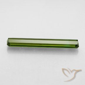 Tourmaline Vert foncé naturelle Octogone / coupe Émeraude, 2.03 ct, VS-SI