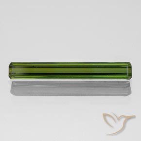 1.40ct Naturel Vert terreux Tourmaline, Taille émeraude, VVS-VS