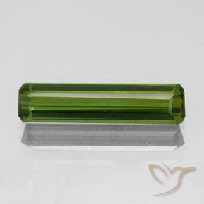 1.17ct Naturel Vert jaunâtre Tourmaline, Taille émeraude, VVS