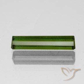 Tourmaline Forêt verte naturelle Octogone / coupe Émeraude, 1.47 ct, VVS-VS
