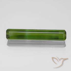 1.55ct Naturel Vert foncé Tourmaline, Taille émeraude, VVS-VS