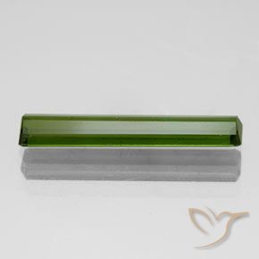 Tourmaline Forêt verte naturelle Octogone / coupe Émeraude, 1.70 ct, VVS