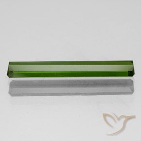 Tourmaline Vert terreux naturelle Octogone / coupe Émeraude, 1.59 ct, VVS