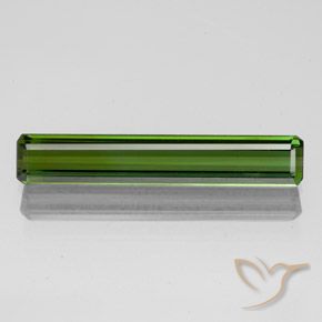 1.38ct Naturel Vert algues marines Tourmaline, Taille émeraude, VVS-VS