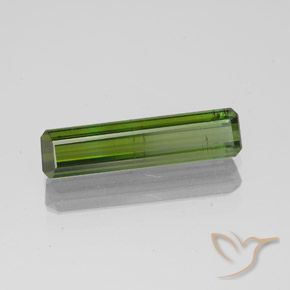 Tourmaline Forêt verte naturelle Octogone / coupe Émeraude, 1.45 ct, SI
