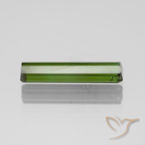 Tourmaline Forêt verte naturelle Octogone / coupe Émeraude, 1.45 ct, SI
