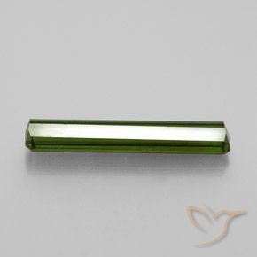 Tourmaline Vert moyen naturelle Octogone / coupe Émeraude, 1.62 ct, VS-SI