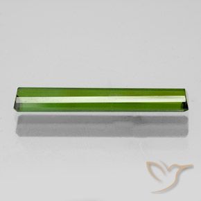 Tourmaline Vert algues marines naturelle Octogone / coupe Émeraude, 1.44 ct, VS