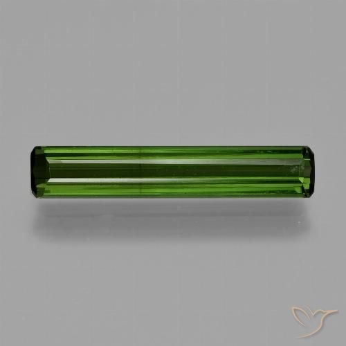 1.66ct Naturel Vert foncé Tourmaline, Taille émeraude, SI