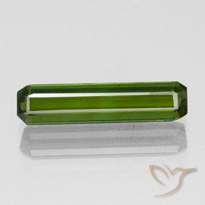 1.45ct Naturel Vert foncé Tourmaline, Taille émeraude, VVS-VS