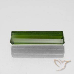 Tourmaline Vert algues marines naturelle Octogone / coupe Émeraude, 1.97 ct, VS