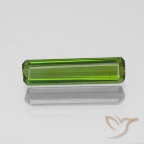 1.10ct Naturel Vert foncé Tourmaline, Taille émeraude, VS
