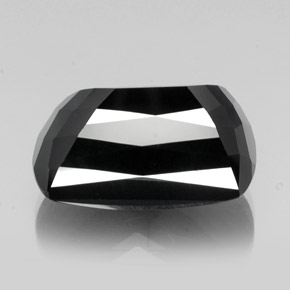 Tourmaline noir naturelle forme fantaisie, 32,06 ct, opaque