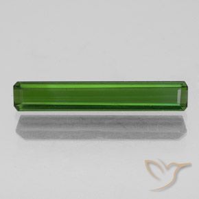 1.37ct Naturel Vert foncé Tourmaline, Taille émeraude, VVS-VS